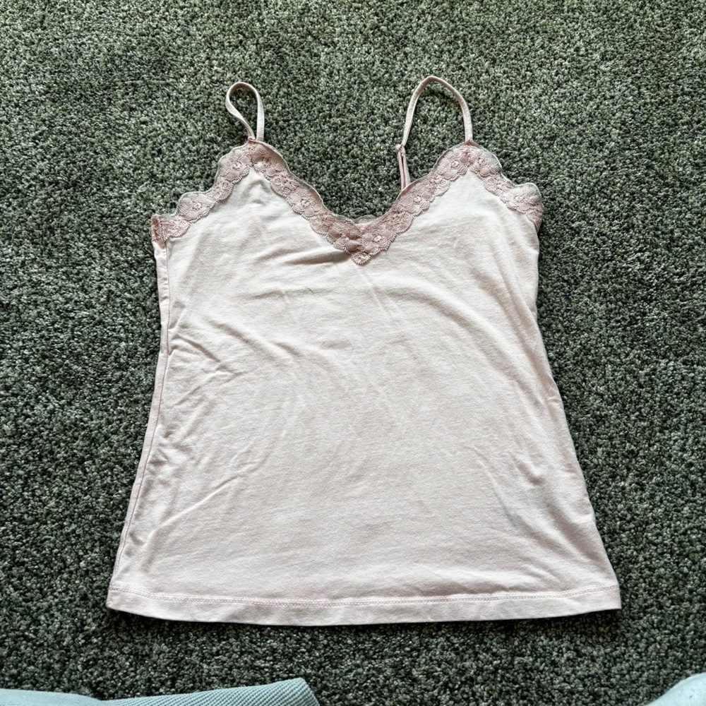 Old Navy Soft Pink Camisole with Lace
